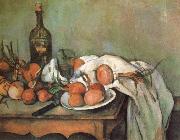 Still Life with Onions Paul Cezanne